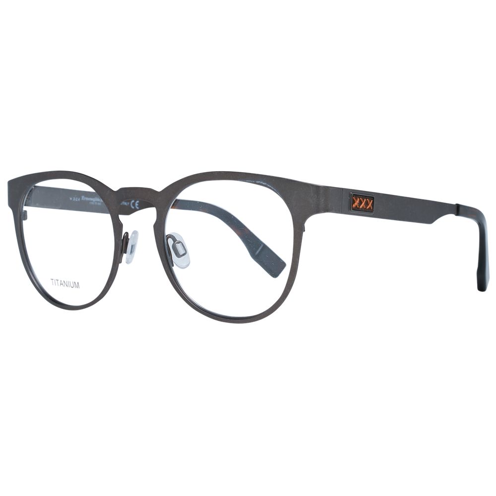 Ermenegildo Zegna Gray Men Optical Frames